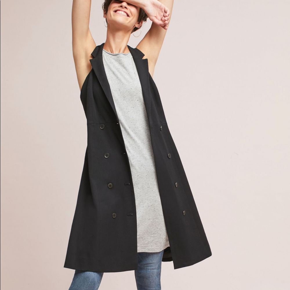 Anthropologie double buttoned blazer dress